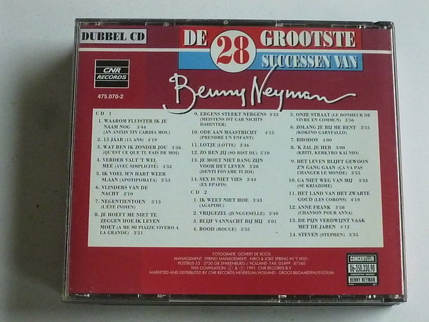 Benny Neyman - De 28 Grootste Successen van (2 CD)