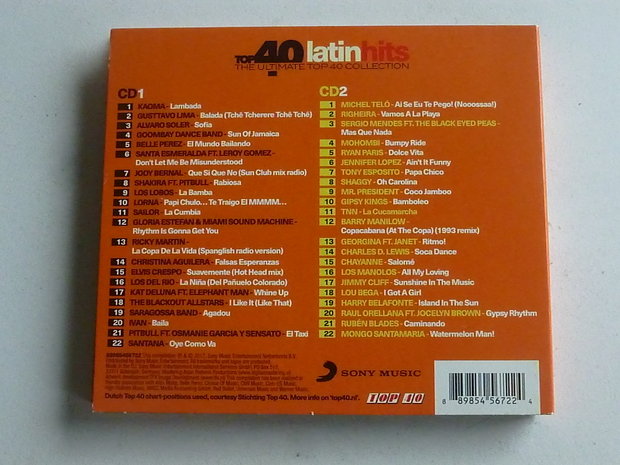 Top 40 Latin Hits (2 CD)