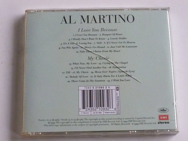 Al Martino - I love you because / My Cherie
