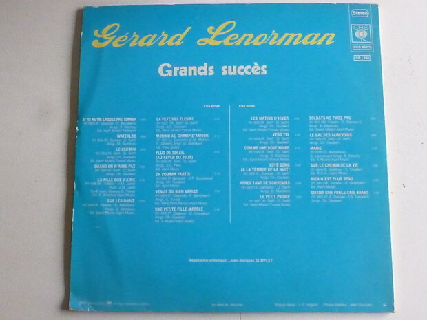Gerard Lenorman - Grands Succes (2 LP)