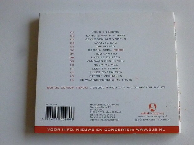 3JS - Kamers van m'n hart (digipack)