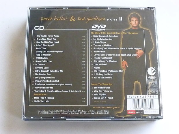 Rene Froger - Sweet hello's & sad goodbyes part II (2 CD)
