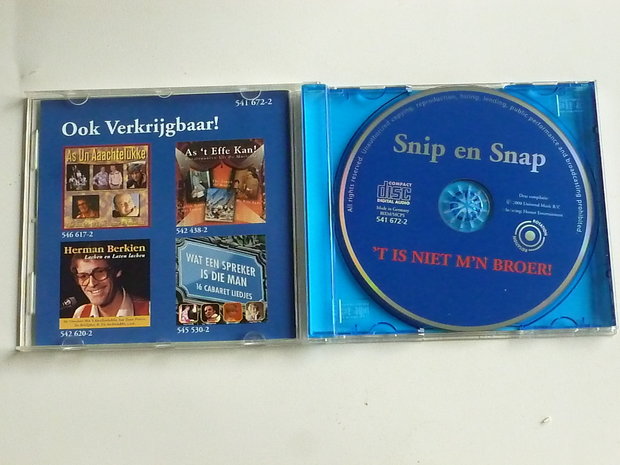 Snip & Snap - 't is niet m'n Broer!