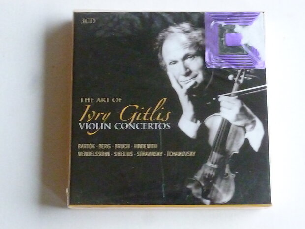 The Art of Ivry Gitlis - Violin Concertos (3 CD) Nieuw