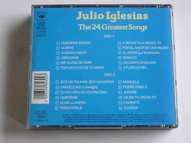 Julio Iglesias - The 24 Greatest Songs (2 CD)