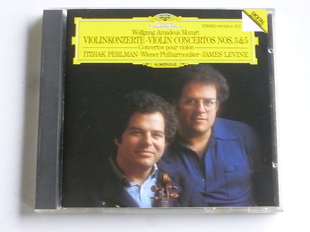 Mozart - Violinkonzerte 3 & 5 / Itzhak Perlman, James Levine