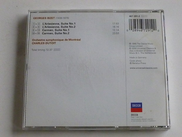 Bizet - L' Arlesienne & Carmen Suites / Dutoit