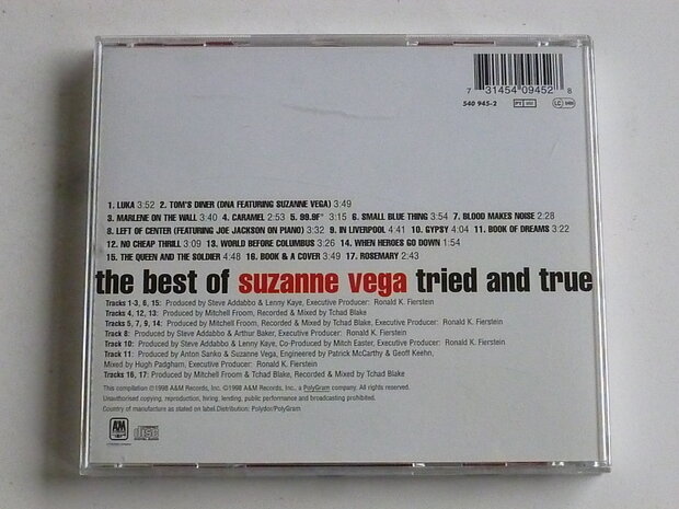 Suzanne Vega - The Best of / Tried and True
