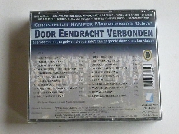 Door Eendracht Verbonden - Klaas Jan Mulder (2 CD) Nieuw