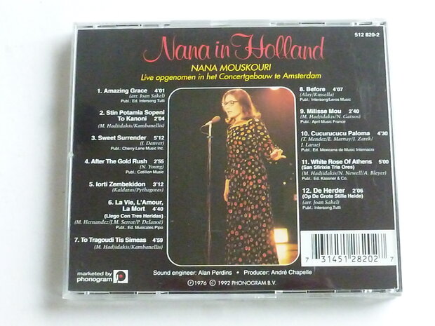 Nana Mouskouri - Nana in Holland