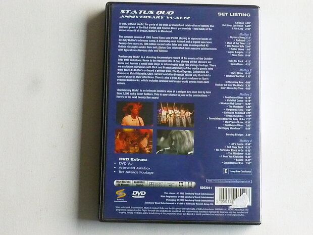 Status Quo - Anniversary Waltz / A Celebration of 25 Rockin years (DVD)