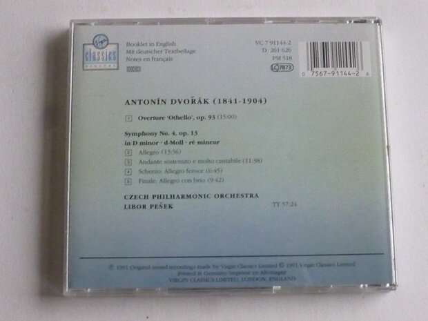 Dvorak - Symphony no 4 / Libor Pesek
