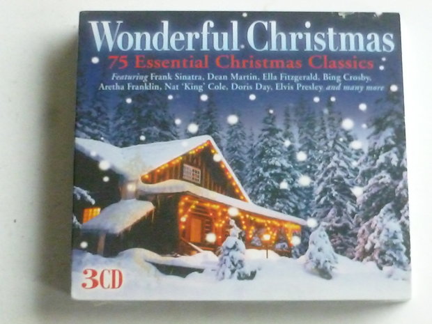Wonderful Christmas - 75 essential Christmas Classics (3 CD) Nieuw
