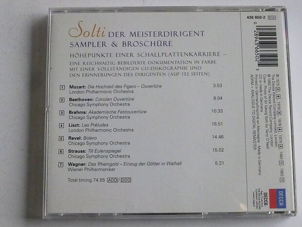 Solti - Der Meister dirigent