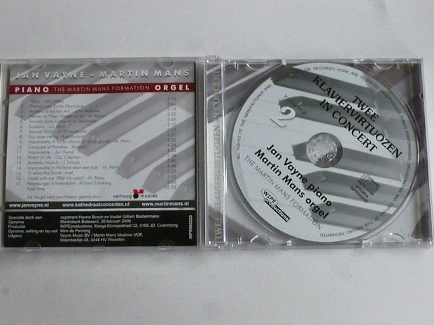 Jan Vayne / Martin Mans - Twee Klaviervirtuozen in Concert ,Volume 2