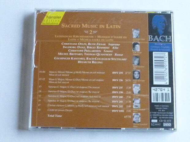 Sacred Music in Latin 2 / Helmuth Rilling