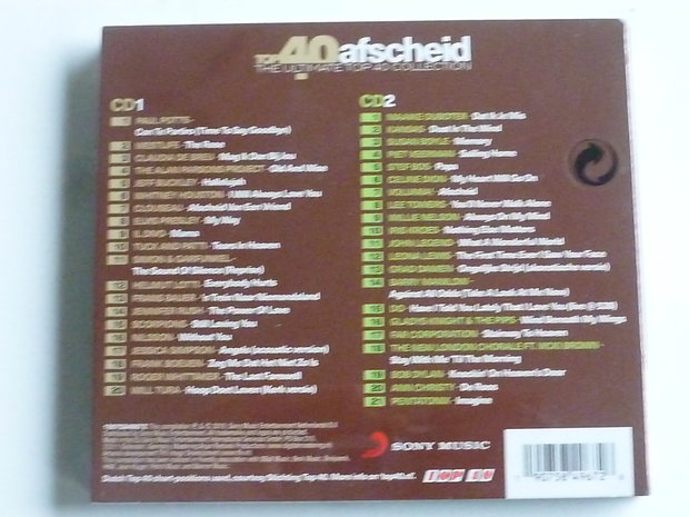 Top 40 Afscheid - The Ultimate Top 40 Collection (2 CD) Nieuw