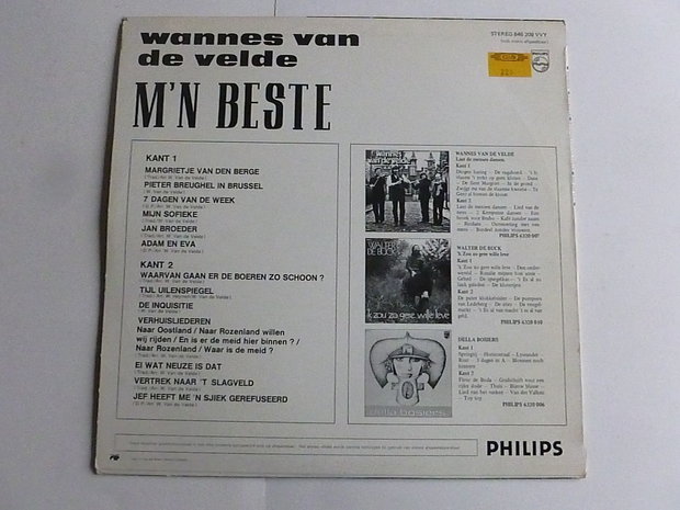 Wannes van de Velde - M'n Beste (LP)