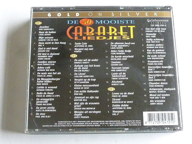 De 50 mooiste Cabaret Liedjes (3 CD)