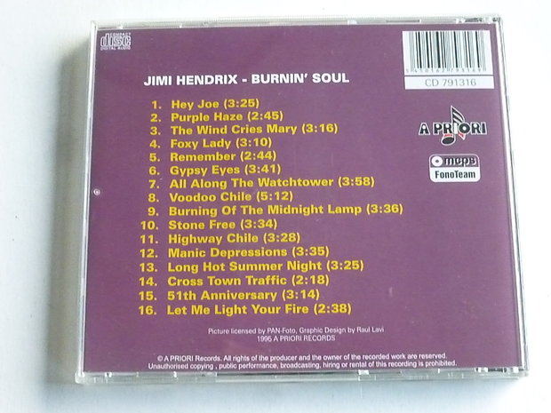 Jimi Hendrix - Burnin' Soul