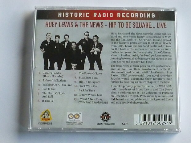 Huey Lewis & The News - Hip to be Square...Live