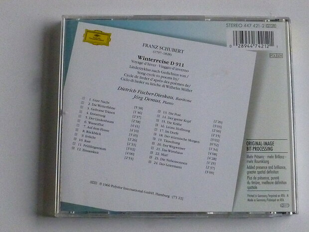 Schubert - Winterreise / Dietrich Fischer Dieskau, Jorg Demus