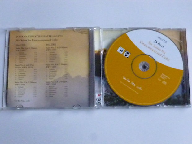 Bach - Six Suites for Unaccompanied Cello / Yo-Yo Ma (2 CD)