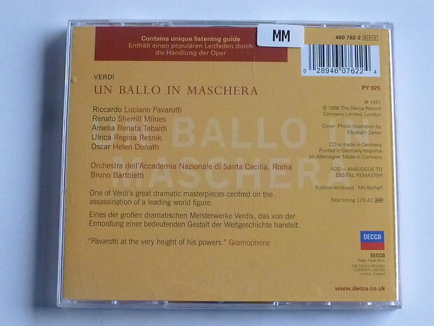 Verdi - Un Ballo in Machera / Pavarotti (2 CD)