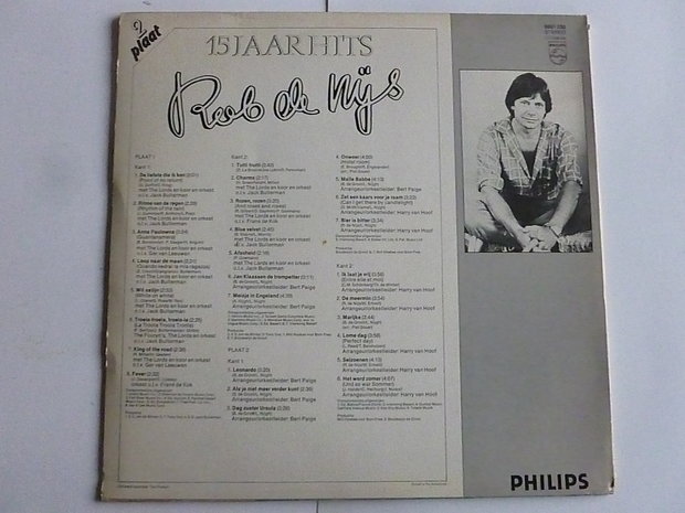 Rob de Nijs - 15 jaar Hits (2 LP)