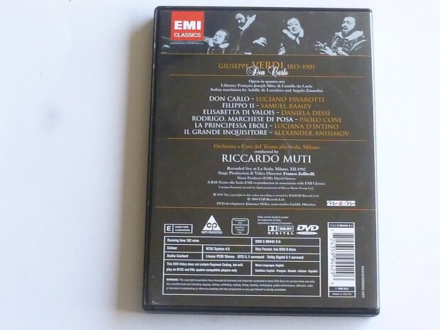 Verdi - Don Carlo / Luciano Pavarotti (2 DVD)