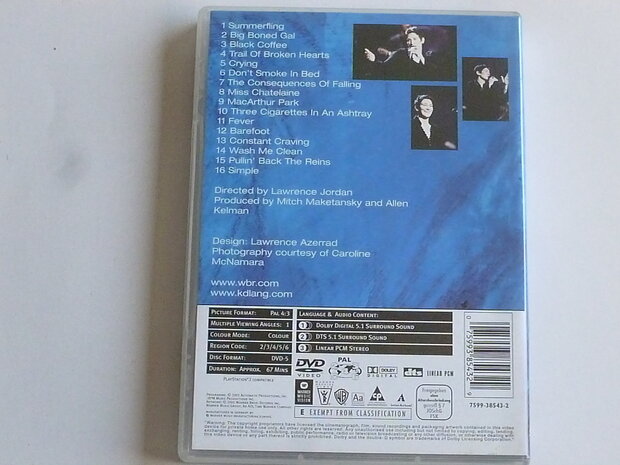 K.D. Lang - Live by request (DVD)