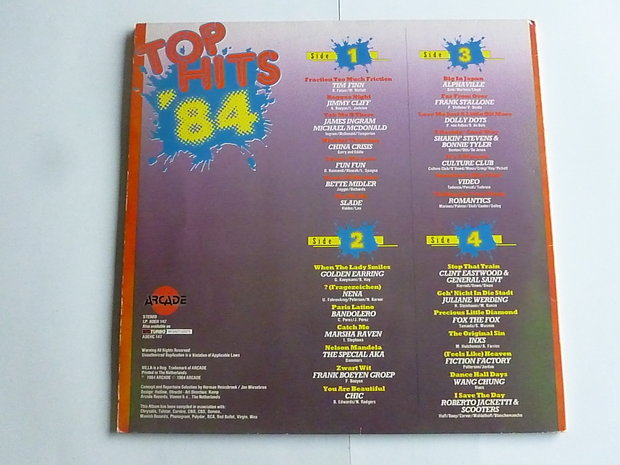 Top Hits 84 - Arcade 2 LP
