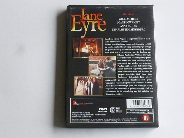 Jane Eyre - William Hurt, Charlotte Gainsbourg (DVD)