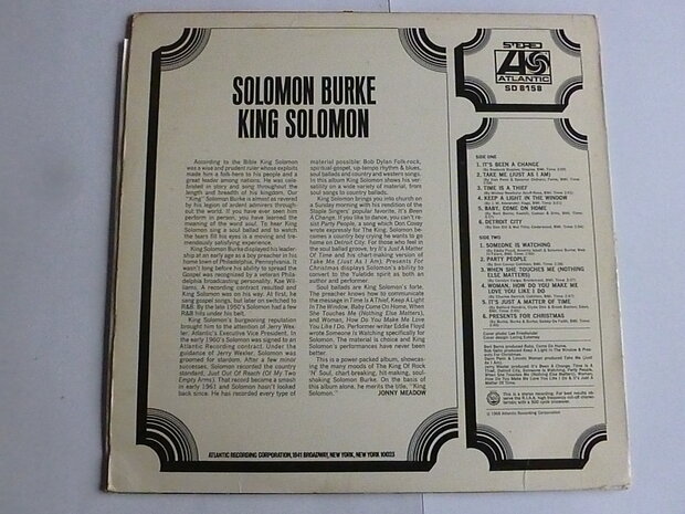 Solomon Burke - King Solomon (LP)