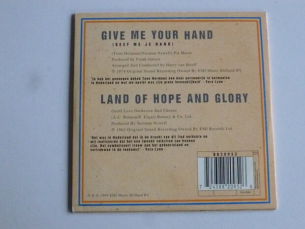 Vera Lynn - Give me your hand (CD Single)
