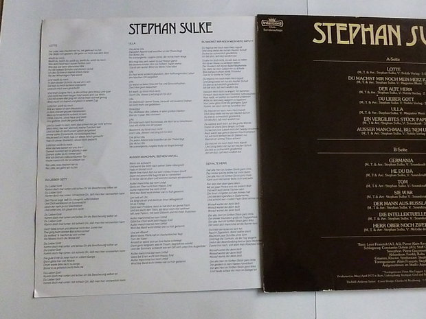 Stephan Sulke (LP) 