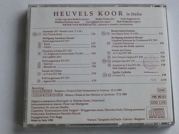 Heuvels Koor in Italia - Pieter van Moergastel