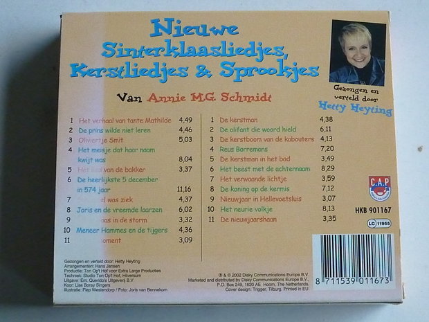 Nieuwe Sinterklaasliedjes, Kerstliedjes & Sprookjes van Annie M.G. Schmidt (2 CD)