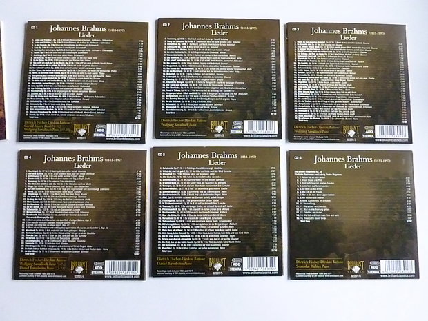 Brahms - Lieder / Dietrich Fischer-Dieskau, Sviatoslav Richter (6 CD)