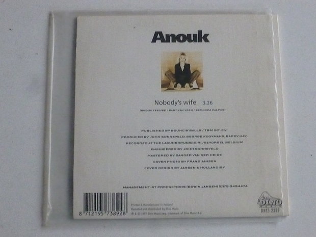 Anouk - Nobody's wife (CD Single) dino