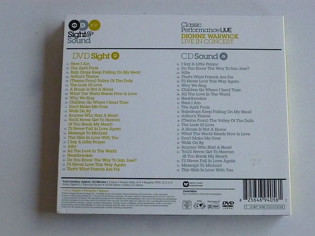 Dionne Warwick - Live in Concert (CD + DVD)