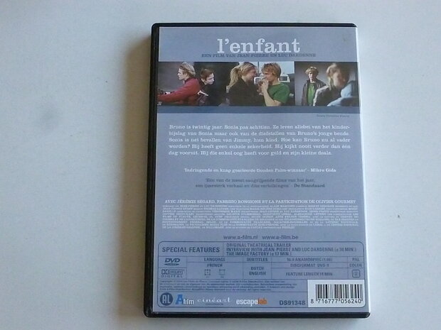 Jean-Pierre en Luc Dardenne - L' Enfant (DVD)