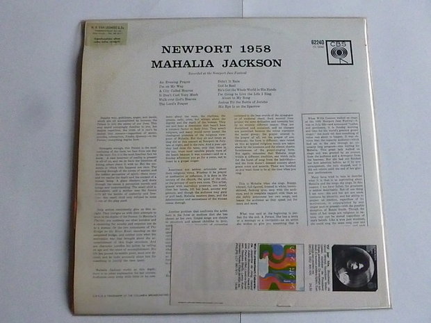 Mahalia Jackson - Newport 1958 (LP)