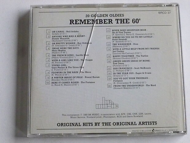 Remember the 60's - 20 Golden Oldies