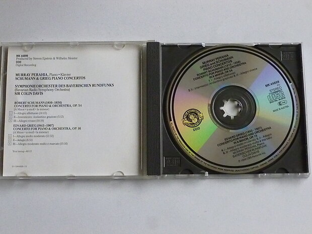 Schumann, Grieg - Piano Concertos / Perahia, Colin Davis