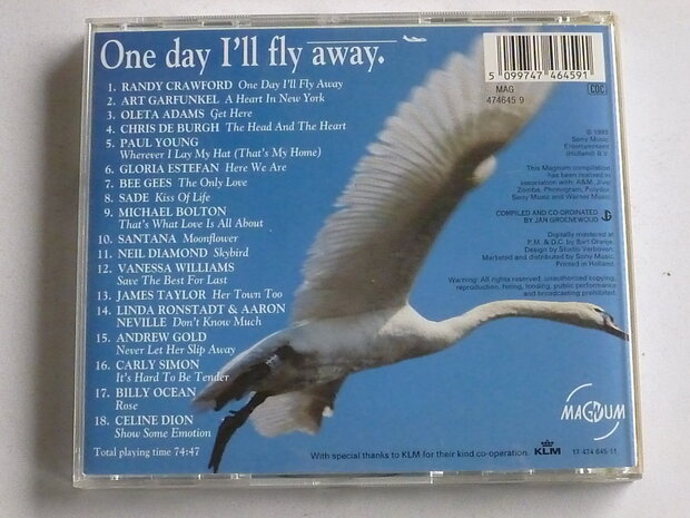 One day i'll fly away - TV CD