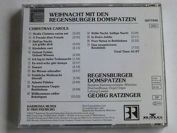 Weihnacht mit den Regensburger Domspatzen