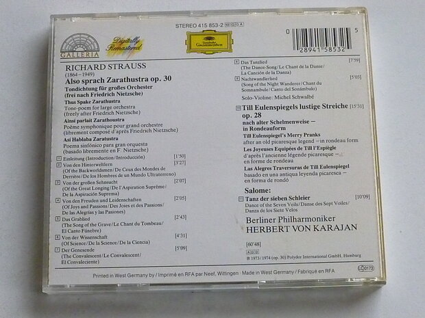 Richard Strauss - Also sprach Zarathustra / Herbert von Karajan