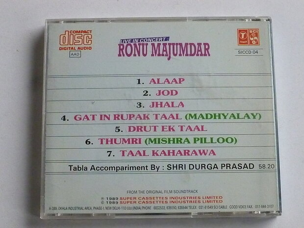 Ronu Majumdar - Live in Concert