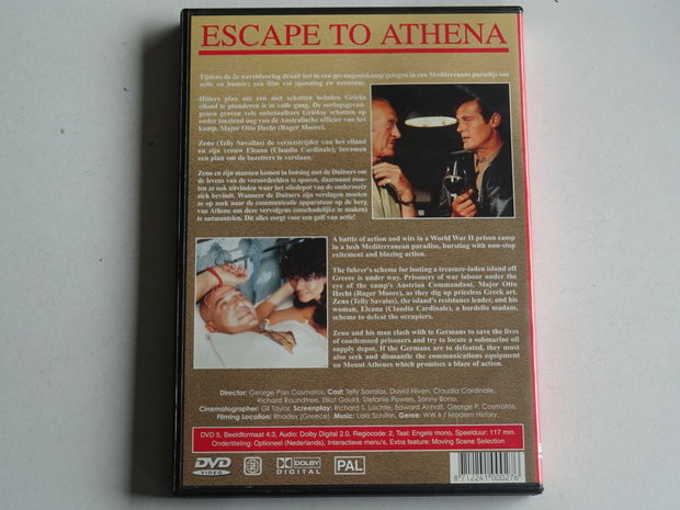 Escape to Athena - Roger Moore, Claudia Cardinale, Telly Savalas (DVD)